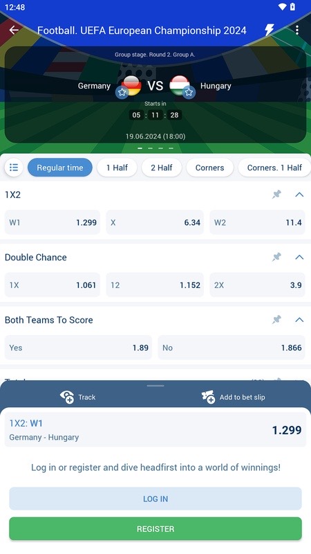 Page bonus et suivi des conditions de mise